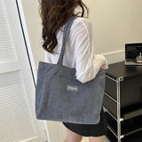 Corduroy shoulder crossbody bag