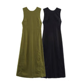 Women's Linen Midi Dress